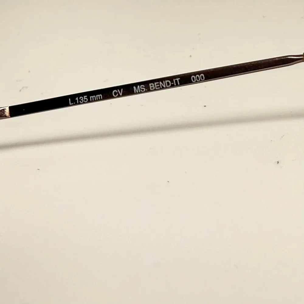 Kenneth Cole MS. BEND-IT 000 Oval Eyeglasses Bronze Brown Frames 135mm